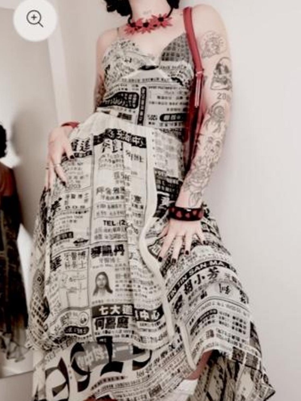 Rare Vintage 90s Betsey Johnson Silk New York 
Newspaper Skater Dress. 
Size 8